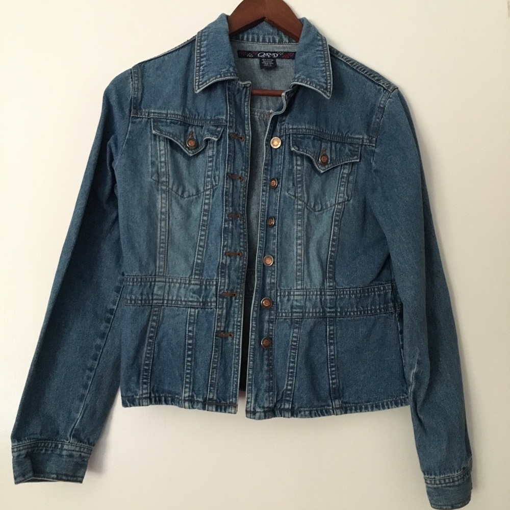 QBD Tailored Waisted Jean Jacket